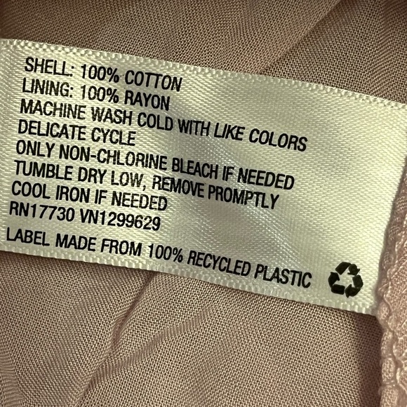 WOMEN'S plus size xxl Sleeveless A-Line Dress Knox Rose Purple cotton gauze nwot - Picture 4 of 5